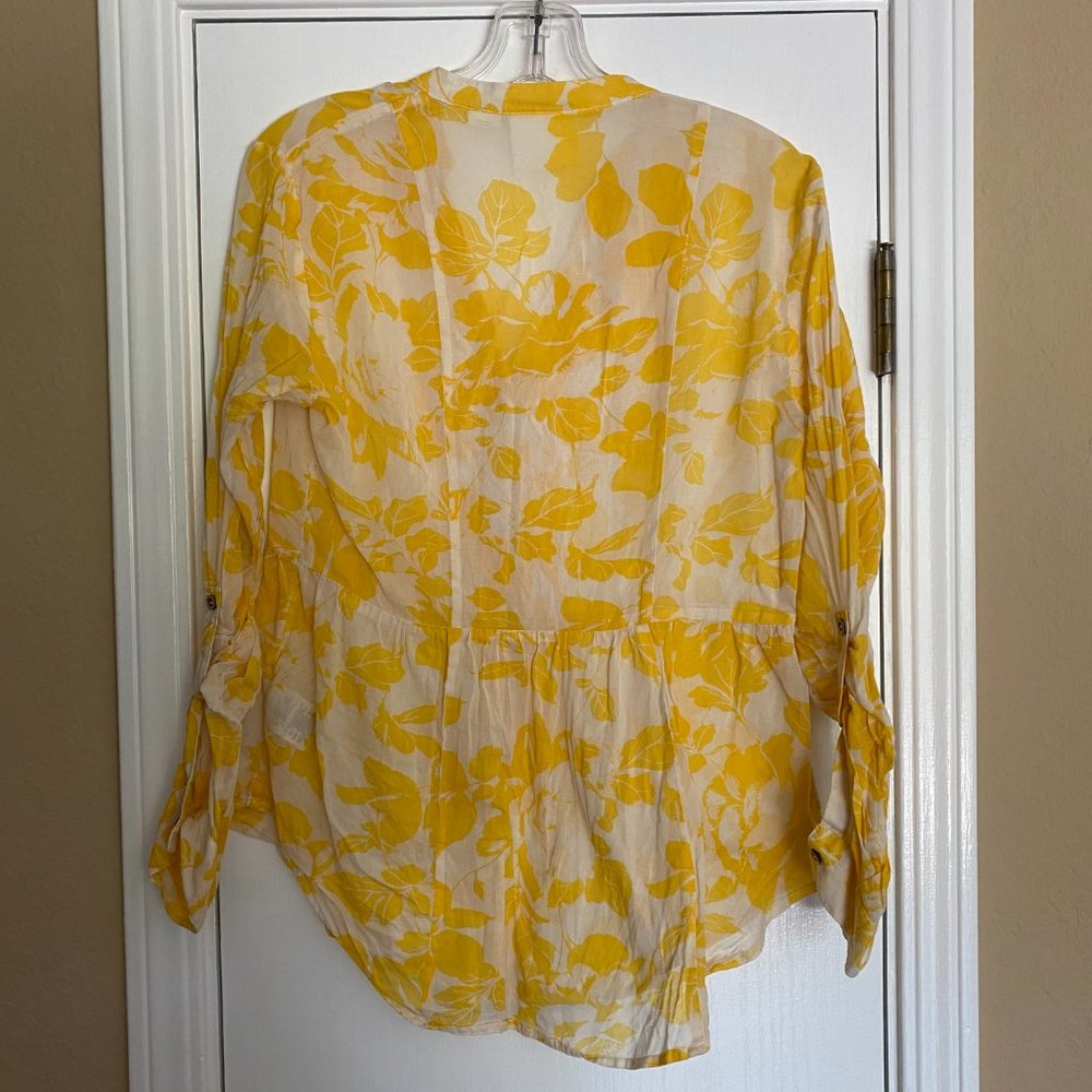 maeve anthropologie floral print button down blouse - Picture 4 of 4